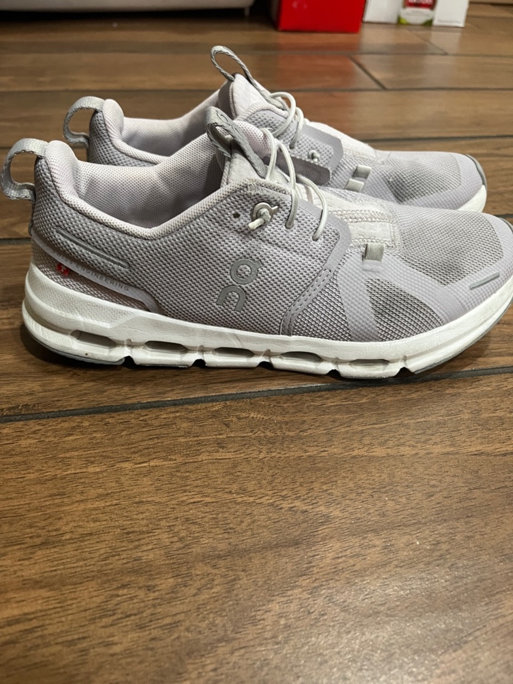 Kids Lightweight Gray Athletic Sneakers